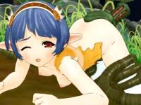 不気味な森の中にいる魔物たちに幼いマンコを凌辱されっるパイパン美少女 XVIDEOS 無料エロアニメ動画