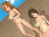 南国ビーチで超可愛いビキニ美少女たちと綺麗な浜辺で仲良く3Pセックスが出来ちゃう男の子 ShareVideos 無料エロアニメ動画