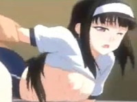 女の子にクリトリスを舐められながらチンポで子宮を突かれまくるブルマJKの快感セックス 裏アゲサゲ 無料エロアニメ動画