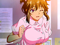 自分の身代わりになって大怪我を負ってしまった幼馴染男性を勤務している病院で看病する巨乳美少女ナースが夜勤中に病室に訪れて性欲処理しちゃうラブラブ恋愛エッチ aniporn 無料エロアニメ動画