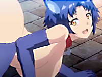 体術に覚えがある人面犬の悪霊が友達の妖怪の仇を討つために退魔師に戦いを挑むも極太巨根で返り討ちにされちゃう野外中出しセックス TokyoMotion 無料エロアニメ動画