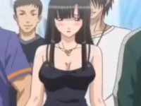 探偵社で働く黒髪スレンダー美女が電車内で痴漢魔の男性たちに囲まれてしまい淫らなことをされまくっちゃう羞恥エッチ XVIDEOS 無料エロアニメ動画