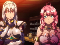 賞金首のヤリサー集団を追う女剣士と盗賊の美人百合カップルが居酒屋で酔わされ巨根の餌食になる乱交セックス SpankBang 無料エロアニメ動画