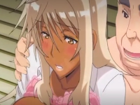 オヤジ狩りに巻き込まれていた中年男を助けた流れでラブホへ連れ込み処女を捧げちゃう巨乳ギャルJKの初々しいSEX aniporn 無料エロアニメ動画