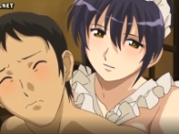 メイド姿が抜群に似合う田舎の美女お姉さんに浴室でアソコをたっぷり甘やかされる主人公のラブラブH YouJizz 無料エロアニメ動画