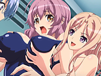 時間停止装置を入手してお嬢様学園に潜入するニヒルな男が水泳部更衣室でオリンピック候補生の巨乳スク水美少女や可愛くてスタイル抜群の部員たちを襲う凌辱レイプ TokyoMotion 無料エロアニメ動画