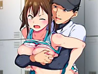 ほとばしる汗とムチムチな太ももが男性の視線を釘付けにする巨乳チアガールJKが野球部の伝統と言葉巧みに丸め込まれて先輩部員から性処理をさせられちゃう中出し調教H aniporn 無料エロアニメ動画