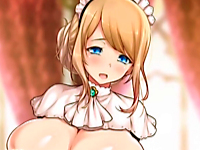 愛らしいルックスと超絶爆乳がアンバランスな美少女メイドがご主人様が連れてきたエロバカ男子に気に入られて何度も関係を持っちゃうラブラブエッチ aniporn 無料エロアニメ動画