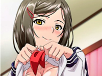 学校帰りの野原で拾ったエロ本でこっそりオナニーしているところを同級生男子に見つかる真面目な巨乳委員長がいいなりになって初体験までしちゃう青春エッチ aniporn 無料エロアニメ動画