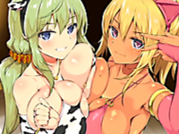 エッチ大好きで夜遊び三昧のバスト100センチ超え爆乳ギャルJK二人組が見回りに来た担任教師の自宅に押しかけて制服やケモミミコスプレでパイズリしちゃう3Pセックス TokyoMotion 無料エロアニメ動画