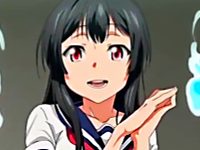 テレビから出てくる際に足を引っ掛けてコケてしまうドジだけど可愛い呪いのビデオの美少女幽霊が気絶している間に男子大学生にスケベなイタズラをされちゃう都市伝説エッチ aniporn 無料エロアニメ動画