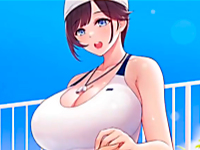 スイミングインストラクターの爆乳講師がおませな男の子に脱衣所で抱きつかれておっぱいと敏感なアソコを触られ不覚にも感じちゃう年の差筆下ろしセックス aniporn 無料エロアニメ動画