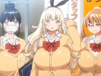 クラスであまり目立たないけど可愛らしい顔の男子の家に乗り込んで女子3人で彼をイジり倒しちゃうギャル女子校生たちの4Pセックス XVIDEOS 無料エロアニメ動画