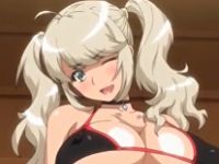 超エロい体に育った白肌ギャル＆黒ギャルの姉妹ペアに気に入られた主人公が興奮した二人と夜の部屋で絡まる濃密3Pエッチ aniporn 無料エロアニメ動画