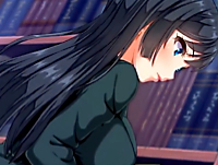 学年でトップクラスに頭が良くて巨乳美少女という超逸材の制服JKが嫌われ者の非モテ男子から図書室で痴漢をされて声を出せない状況をいいことに生挿入までされちゃう学校内エッチ aniporn 無料エロアニメ動画