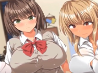 学校一の巨根男子の自宅に突撃して三人で彼のペニスを存分に味わいまくっちゃう爆乳女子校生たちのグループセックス XVIDEOS 無料エロアニメ動画