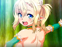 初めて出会う人間の男性にテンションが上がるピュアなロリ巨乳エルフが無防備な裸同然の民族衣装で興奮させてしまい男性からエッチの手ほどきを受けちゃう中出しSEX YouJizz 無料エロアニメ動画