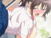 電車で犯されたい願望を抱える真面目でおとなしい爆乳JKがムチムチボディを狙った本物の痴漢団に囲まれて欲望のままに犯されちゃう痴漢エッチ SpankBang 無料エロアニメ動画