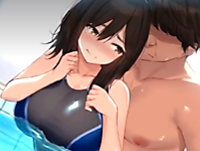 メタボな中年オヤジが通い出したスイミングスクールの黒髪巨乳インストラクターに一目惚れして物静かで奥手なことを利用して巨根で猛プッシュしちゃう中出しセックス aniporn 無料エロアニメ動画