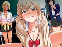 クラスのギャルJK3人組からイジメを受けるコミュ障の陰キャ男子が催眠ペンライトを使って意のままに操り立場逆転で性奴隷にして主導権を握っちゃう仕返しSEX aniporn 無料エロアニメ動画