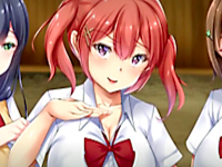 神聖な土俵の上で相撲を馬鹿にする生意気な制服女子校生3人組が怒った力士の霊に全裸まわし姿に変えられて激しい肉厚プレスで犯されちゃう中出し凌辱セックス aniporn 無料エロアニメ動画