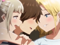 積極的なクラスのギャルJK3人に迫られて家を占拠される奥手男子が温泉旅行で囲まれてハーレム大乱交に溺れちゃうモテモテSEX XVIDEOS 無料エロアニメ動画