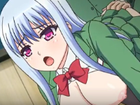 清楚で可愛い見た目とは裏腹に巨大アナルビーズを仕込んで授業を受ける変態女子校生が女子便所に忍び込んできた男子に巨根で前後同時責めされちゃう校内セックス XVIDEOS 無料エロアニメ動画