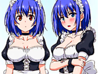 文化祭のメイド喫茶で働く美人姉妹を生徒会書記の男子がリモコンバイブで支配したりトイレに連れ込み立ちバックで犯したりするツンデレ3Pエッチ aniporn 無料エロアニメ動画