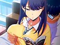 合コンが不発に終わり怒り心頭の切れ長の目をしたクールな黒髪ギャルがメガネのオタク男子の部屋に行きストレス発散のために一晩中ヤリまくっちゃう中出しSEX aniporn 無料エロアニメ動画