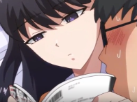 幼馴染み男子の引きこもり部屋で漫画に集中しつつエロい行為をされ興奮が高まりついに禁断の一線を越える黒髪女子校生の快楽セックス XVIDEOS 無料エロアニメ動画