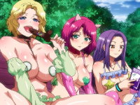 自由にセックスできる人気テーマパークで出会った男女がほぼ裸の衣装で観覧車内で愛を深め中出しするラブラブエッチ aniporn 無料エロアニメ動画