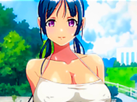 スレンダー巨乳の抜群ボディで男の情欲をそそる褐色美少女が島の外から子種を残すためにやって来た男性と肉体関係になり即妊娠と出産をしちゃう中出しエッチ aniporn 無料エロアニメ動画