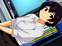 スタイル抜群でアイドルのように可愛い出版社で働く黒髪ショートOLが出張中のホテルで後輩くんが寝ている横でカメラマンのヤリチン男性にパコられちゃう処女喪失エッチ aniporn 無料エロアニメ動画