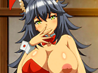 強くて男らしい憧れの獣人を前にして乙女に変わる巨乳女傭兵が気を引くためにバニーコスプレで猛烈アプローチしちゃうファンタジーSEX aniporn 無料エロアニメ動画